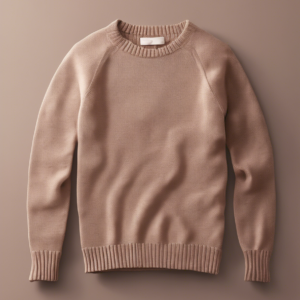 Minimalist Cotton Sweater - Mockup